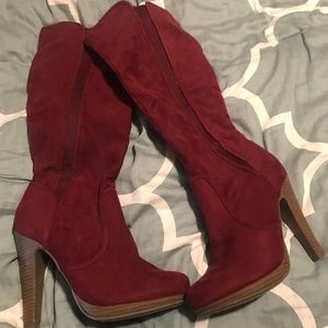 Forever Maroon Boots